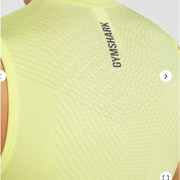 ✅✅GymShark APEX SEAMLESS TANK Firefly Green/white small - Picture 3 of 8